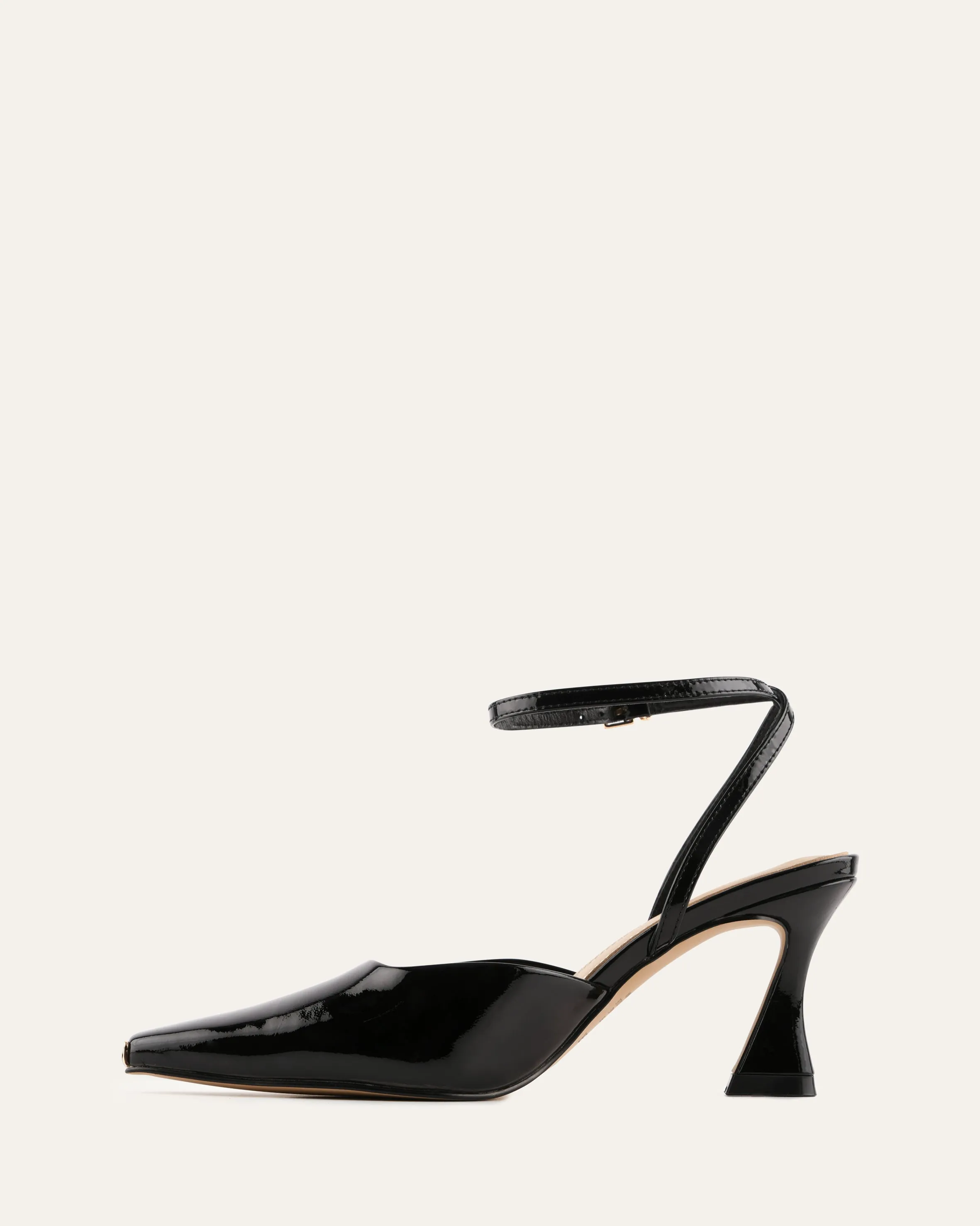 JACQULINE MID HEELS BLACK PATENT sold by Jo Mercer product image thumbnail 5