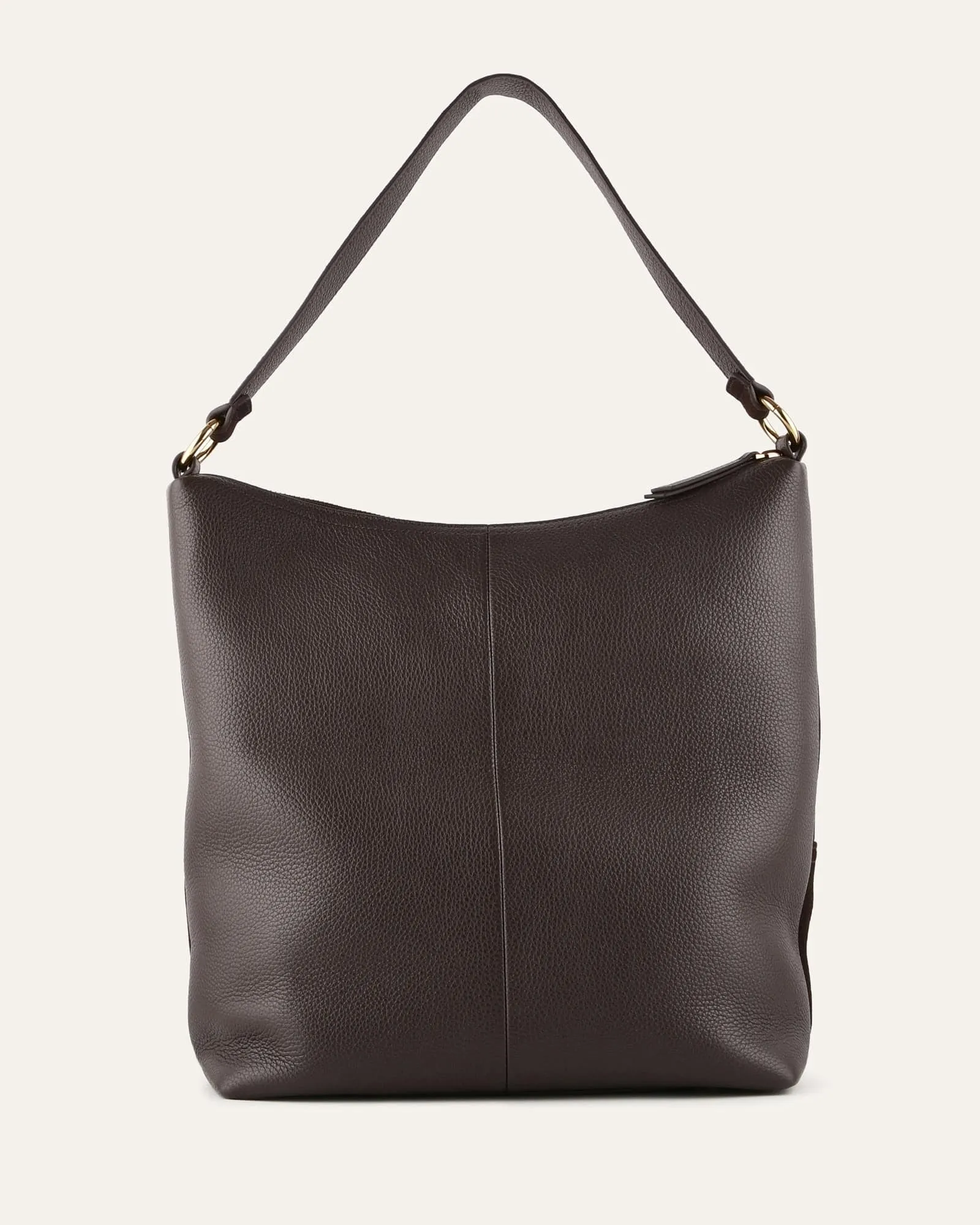MICAH SHOULDER BAG BITTER CHOC SUEDE sold by Jo Mercer product image thumbnail 4