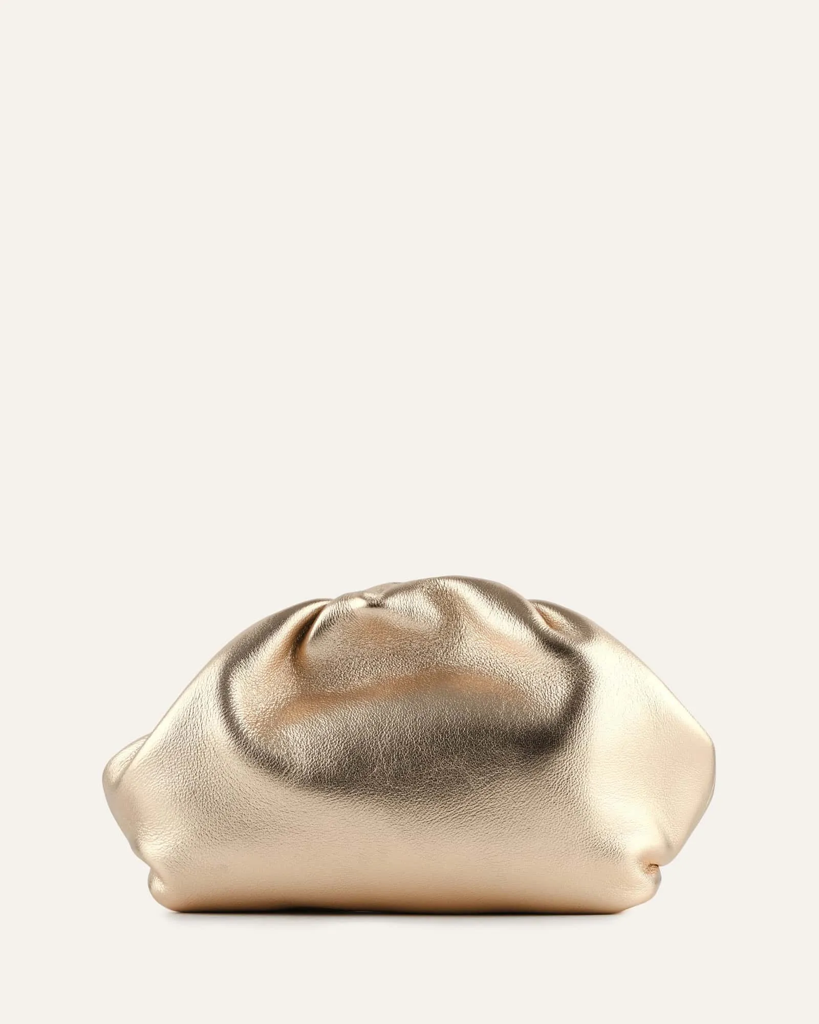 BAMBINI CLUTCH BAG GOLD LEATHER sold by Jo Mercer product image thumbnail 4