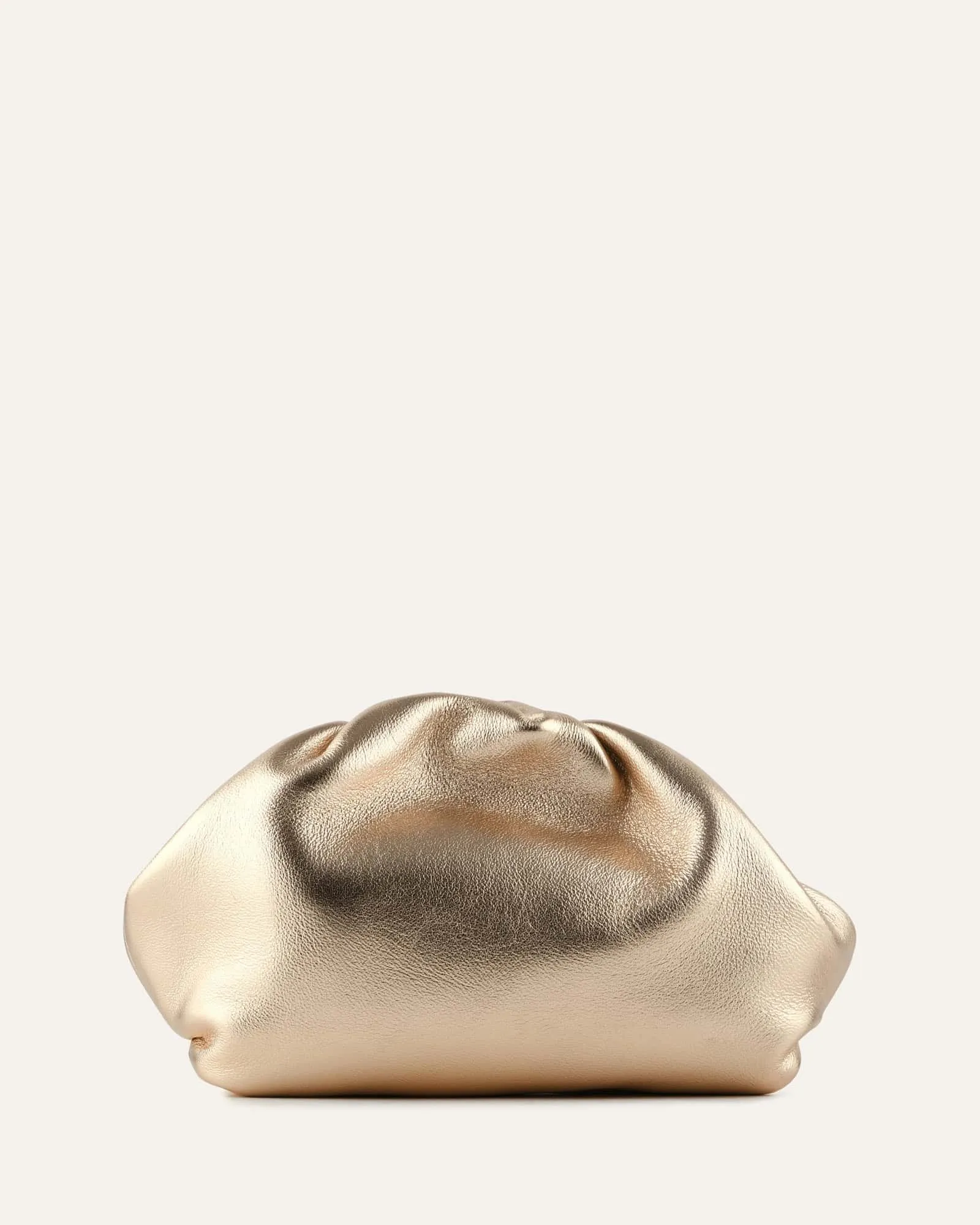 BAMBINI CLUTCH BAG GOLD LEATHER sold by Jo Mercer