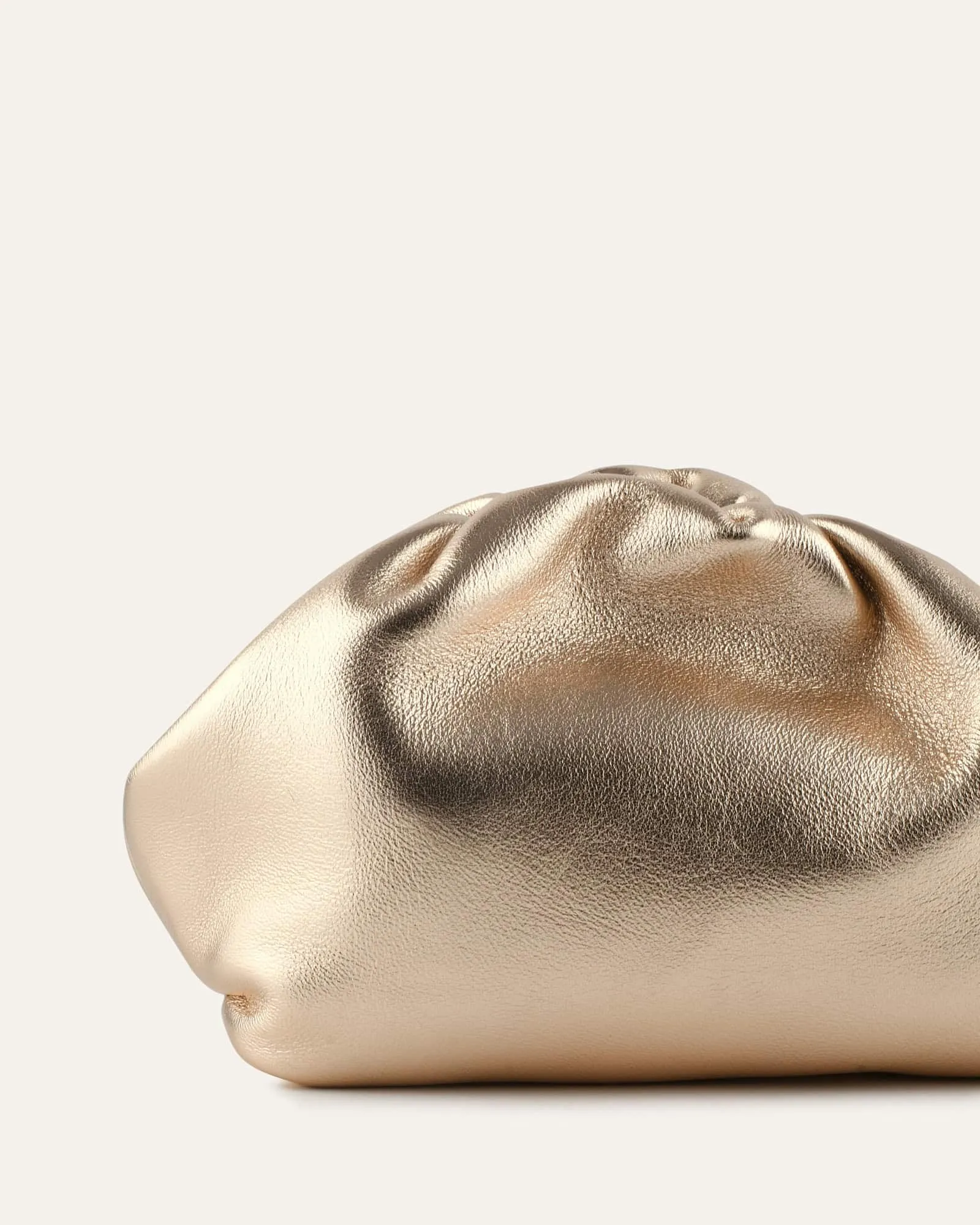 BAMBINI CLUTCH BAG GOLD LEATHER sold by Jo Mercer product image thumbnail 3