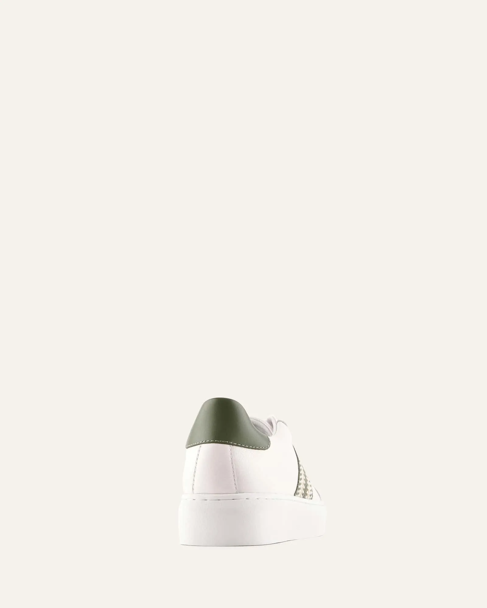 HOLLY SNEAKERS WHITE/SAGE LEATHER sold by Jo Mercer product image thumbnail 4