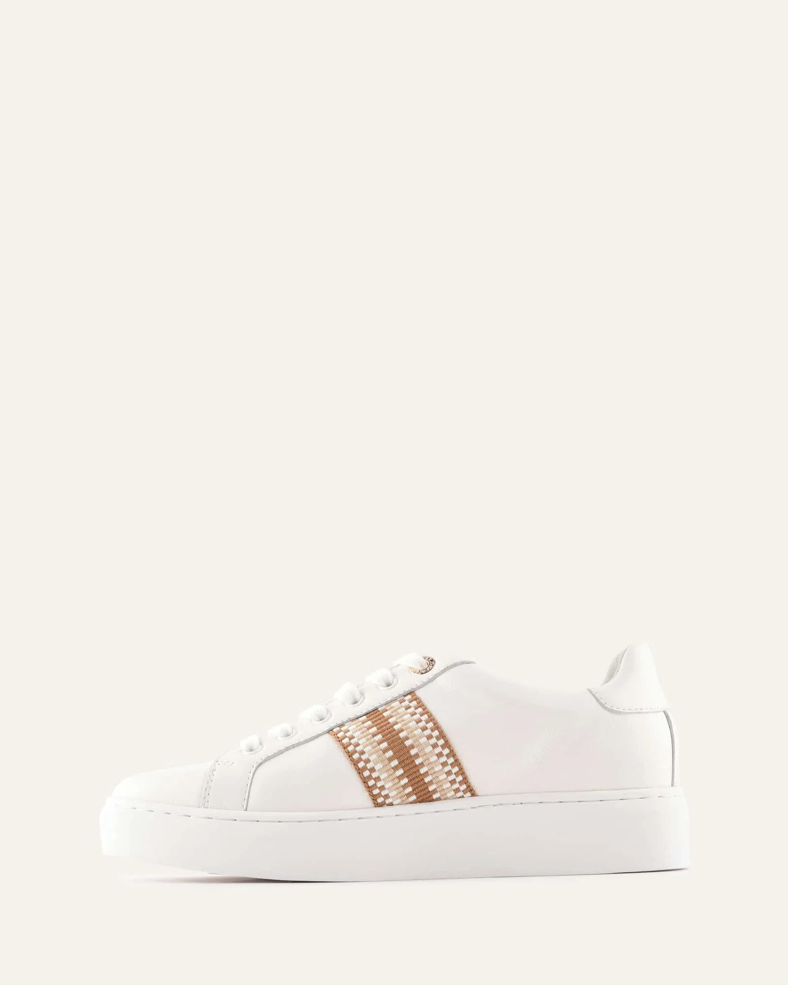 HOLLY SNEAKERS WHITE LEATHER sold by Jo Mercer product image thumbnail 5
