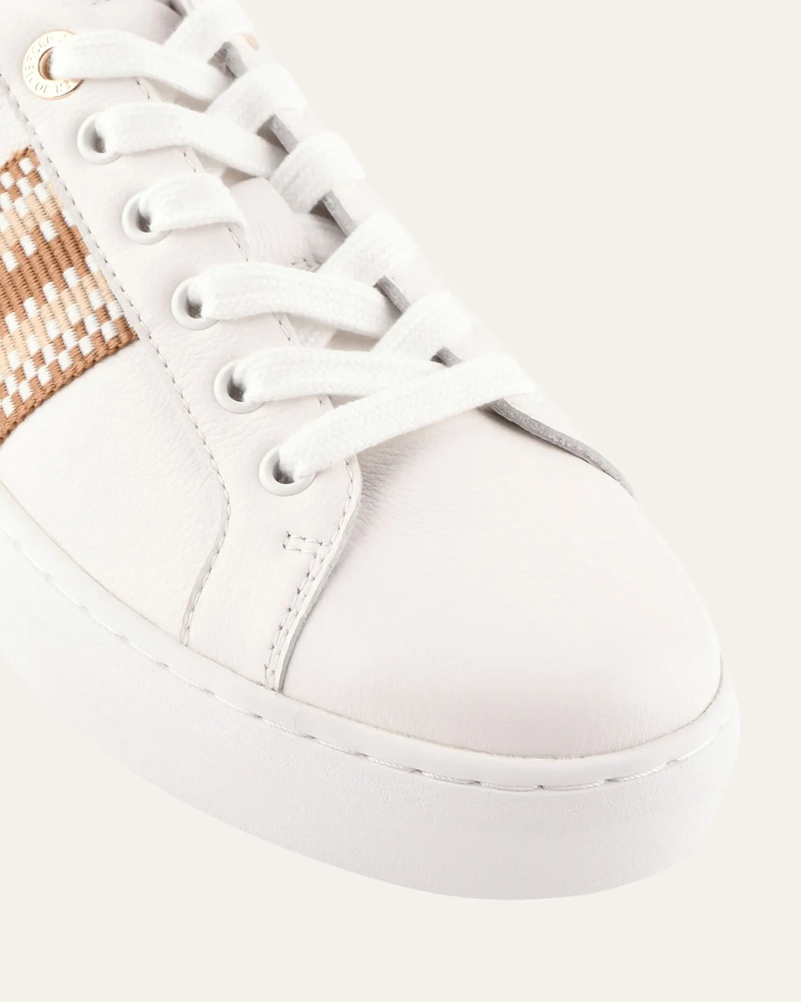 HOLLY SNEAKERS WHITE LEATHER sold by Jo Mercer product image thumbnail 3