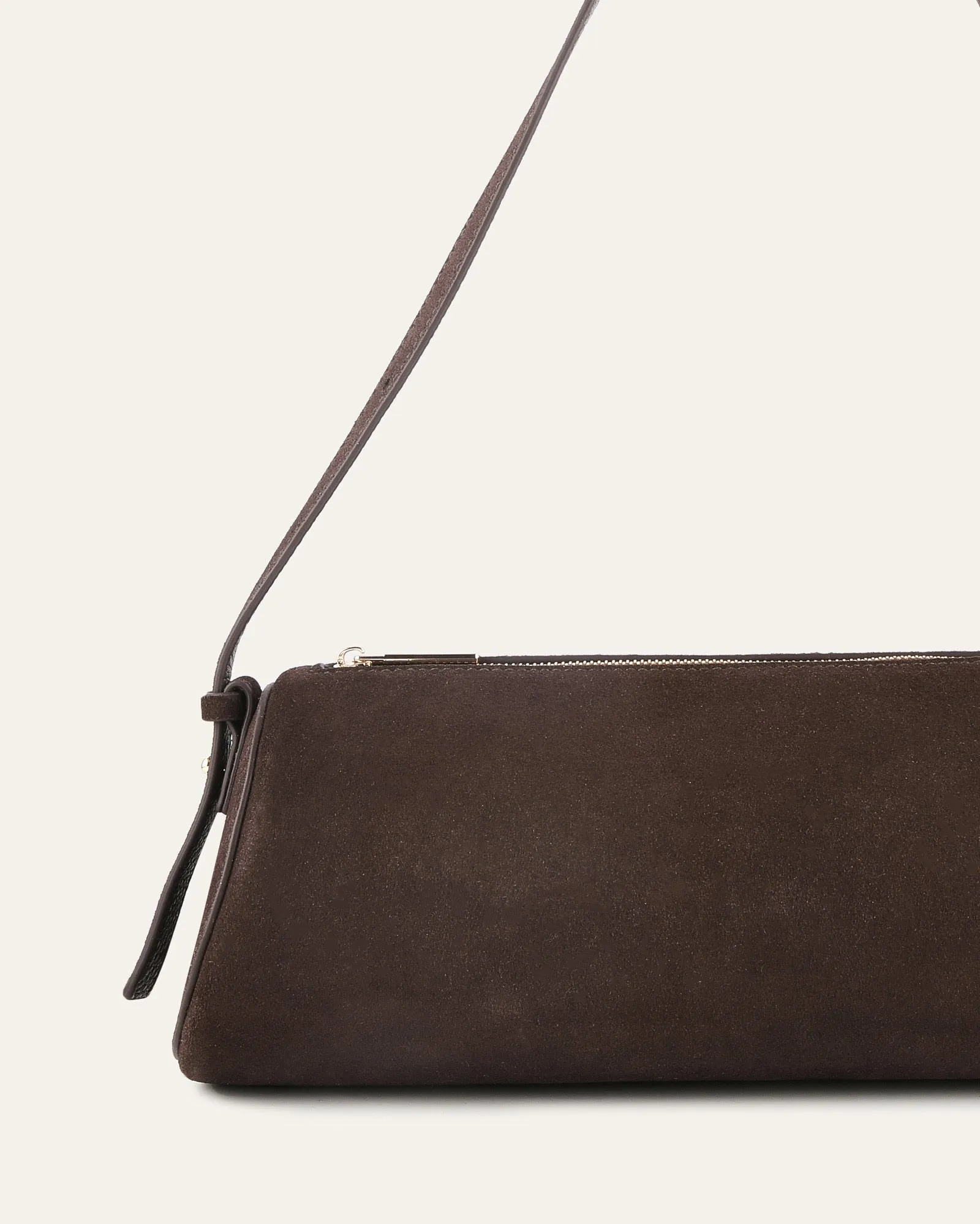 WINFREY SHOULDER BAG BITTER CHOC SUEDE sold by Jo Mercer product image thumbnail 3