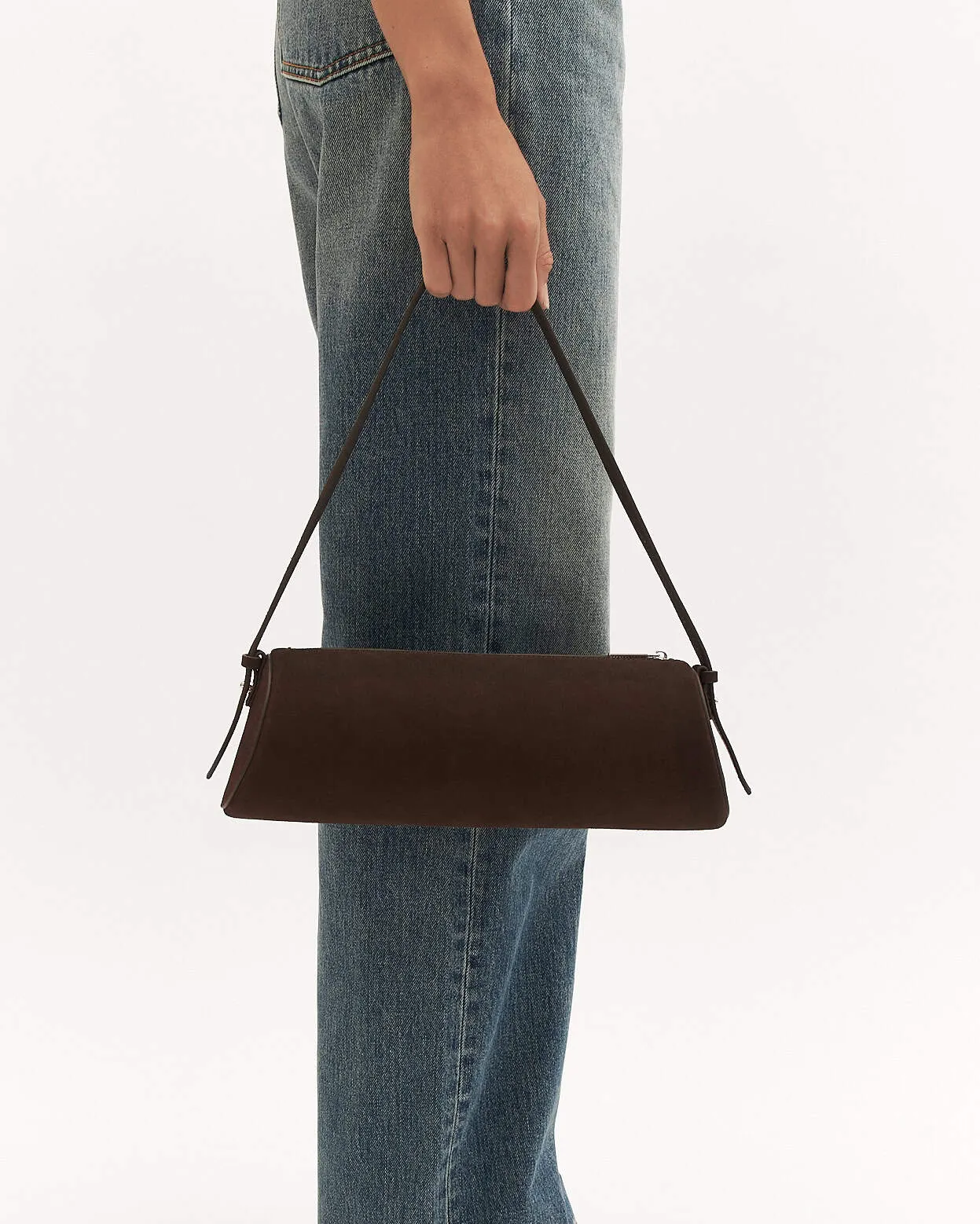 WINFREY SHOULDER BAG BITTER CHOC SUEDE sold by Jo Mercer product image thumbnail 2
