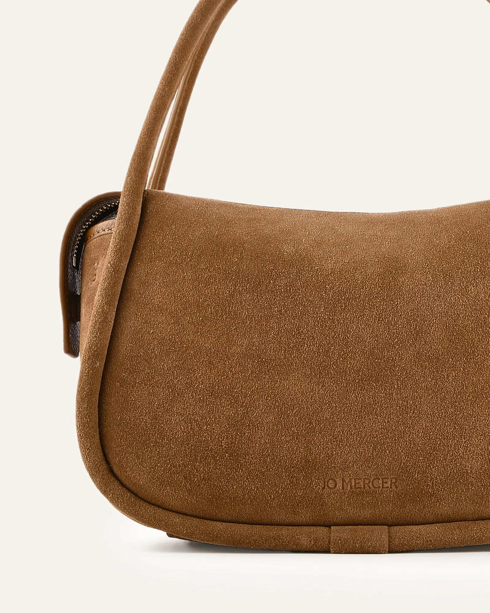 CHASE CROSSBODY BAG BISCUIT SUEDE sold by Jo Mercer product image thumbnail 3