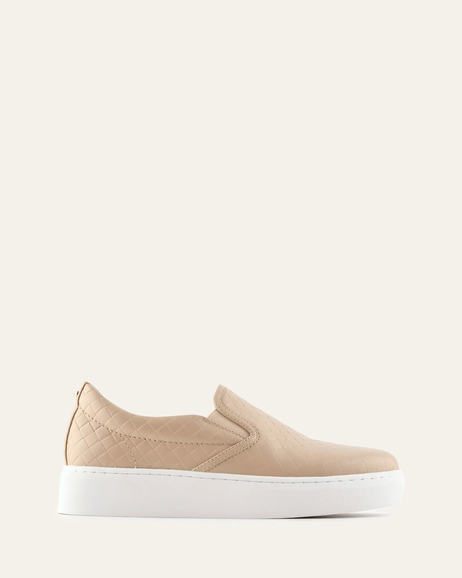 HOLT SNEAKERS SESAME LEATHER sold by Jo Mercer