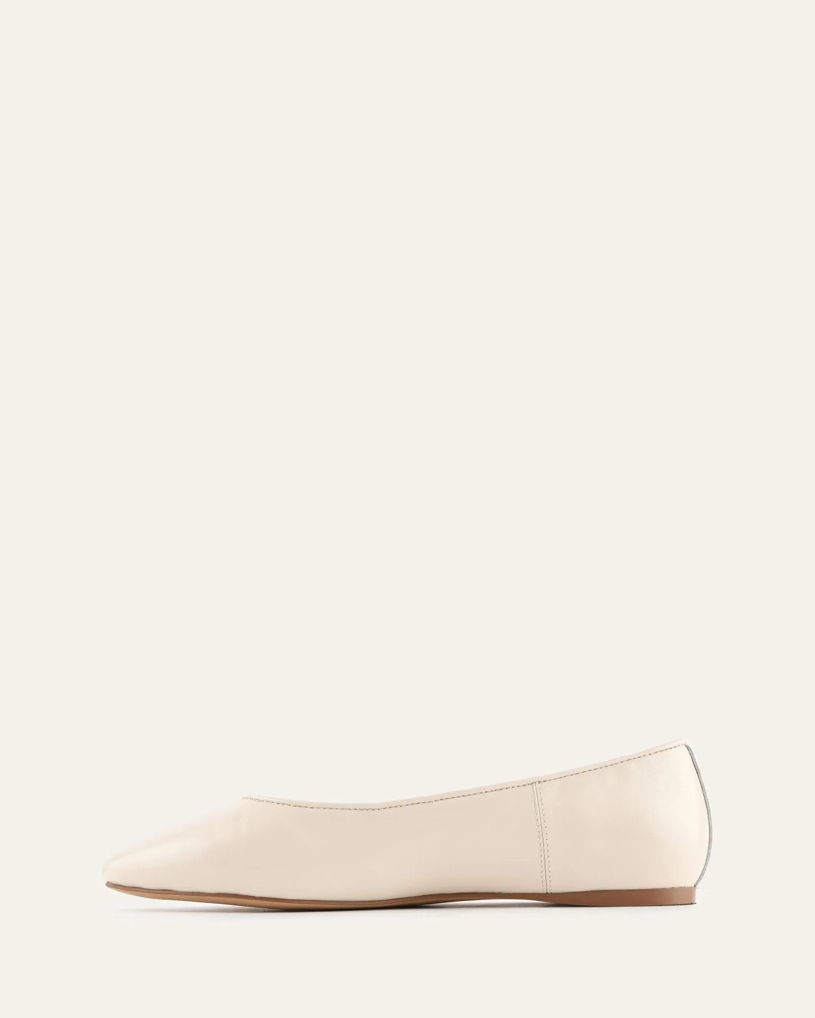 YARRA DRESS FLATS OFF WHITE LEATHER sold by Jo Mercer product image thumbnail 5