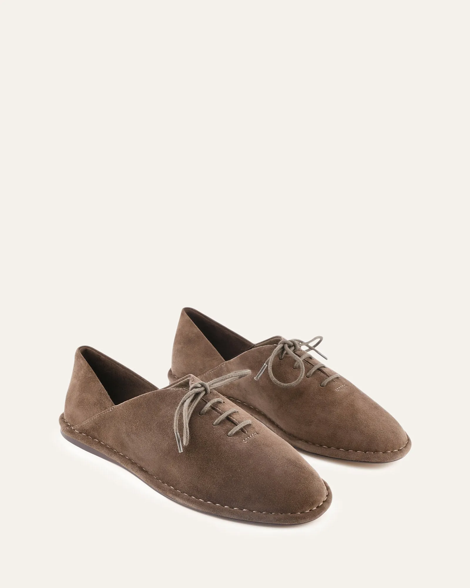 PAISLEY LACE UPS ASH SUEDE sold by Jo Mercer product image thumbnail 2