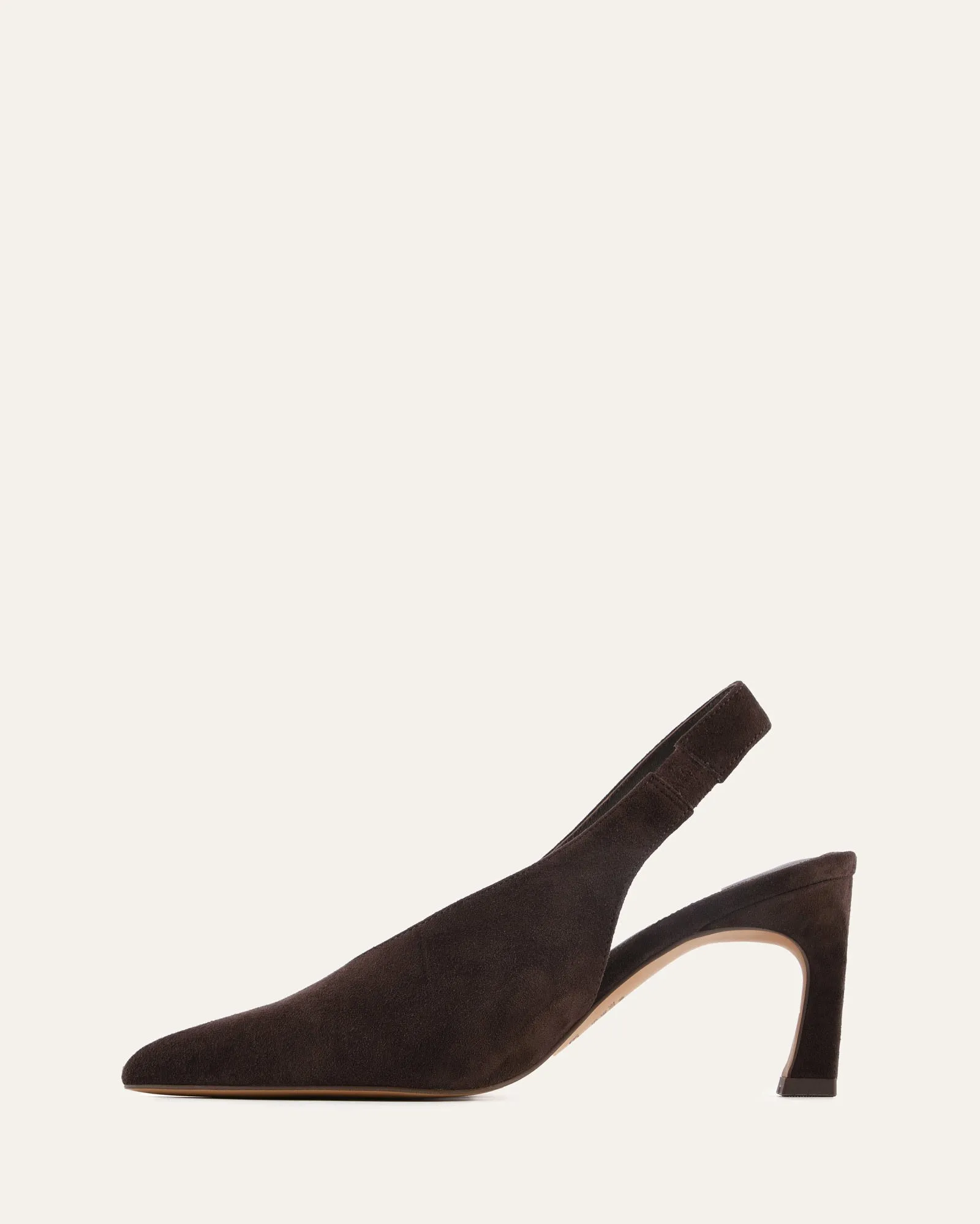 EVIE MID HEELS BITTER CHOC SUEDE sold by Jo Mercer product image thumbnail 5