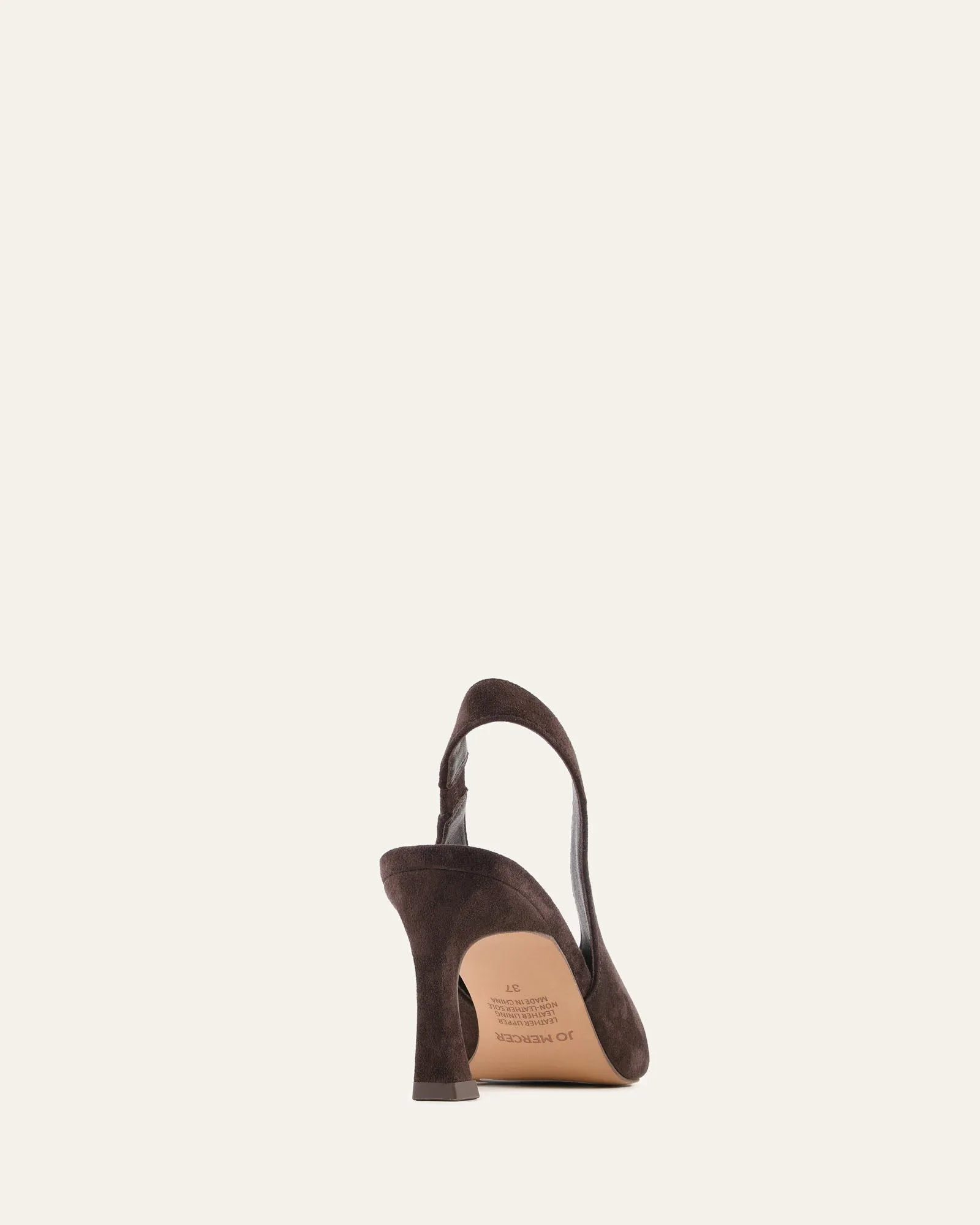 EVIE MID HEELS BITTER CHOC SUEDE sold by Jo Mercer product image thumbnail 4