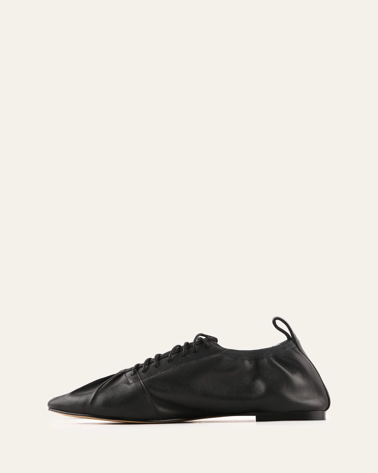 HUNTER CASUAL FLATS BLACK LEATHER sold by Jo Mercer product image thumbnail 5
