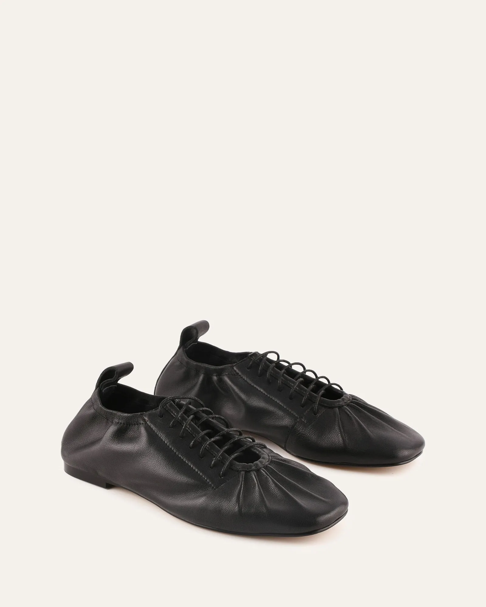 HUNTER CASUAL FLATS BLACK LEATHER sold by Jo Mercer product image thumbnail 2