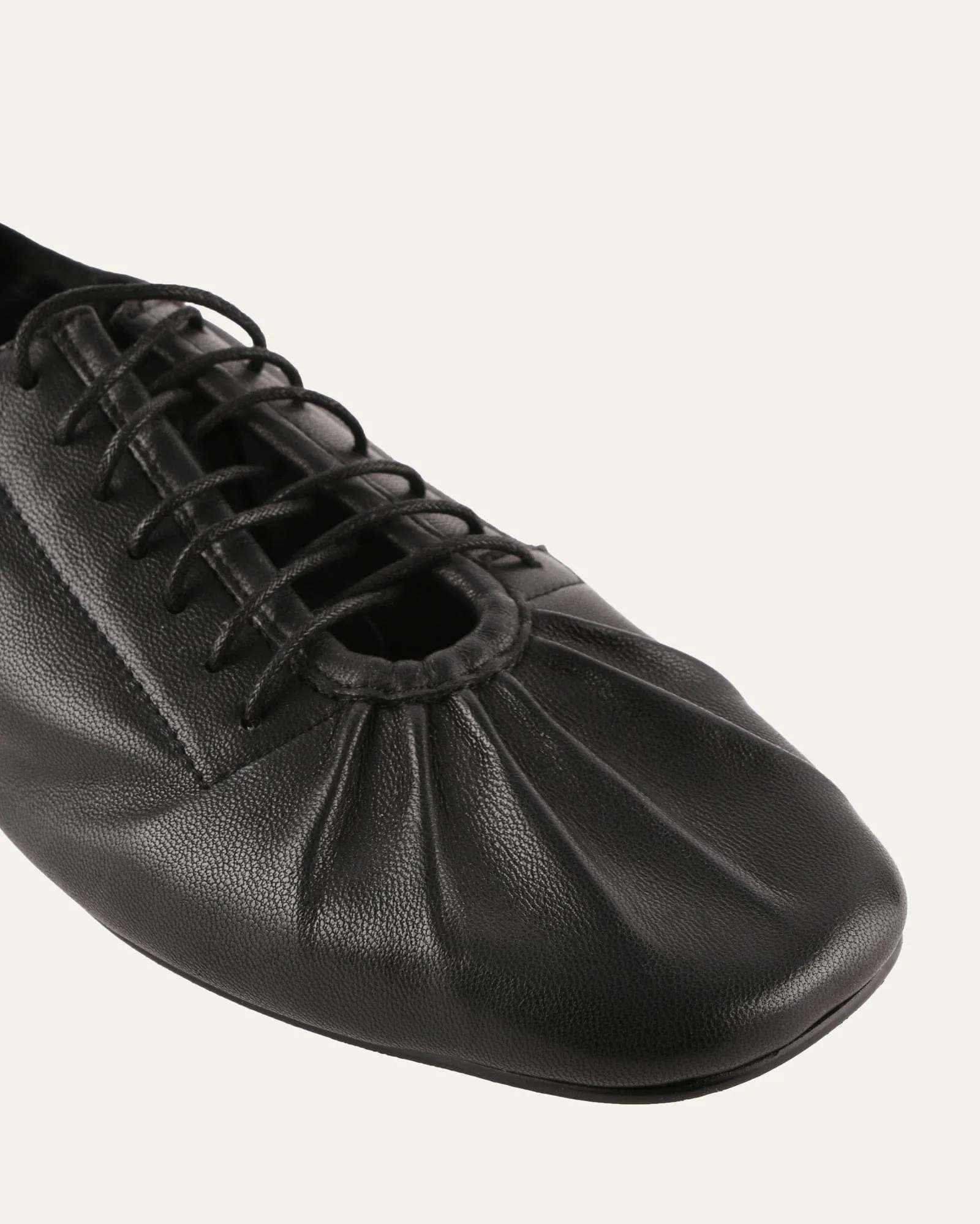 HUNTER CASUAL FLATS BLACK LEATHER sold by Jo Mercer product image thumbnail 3