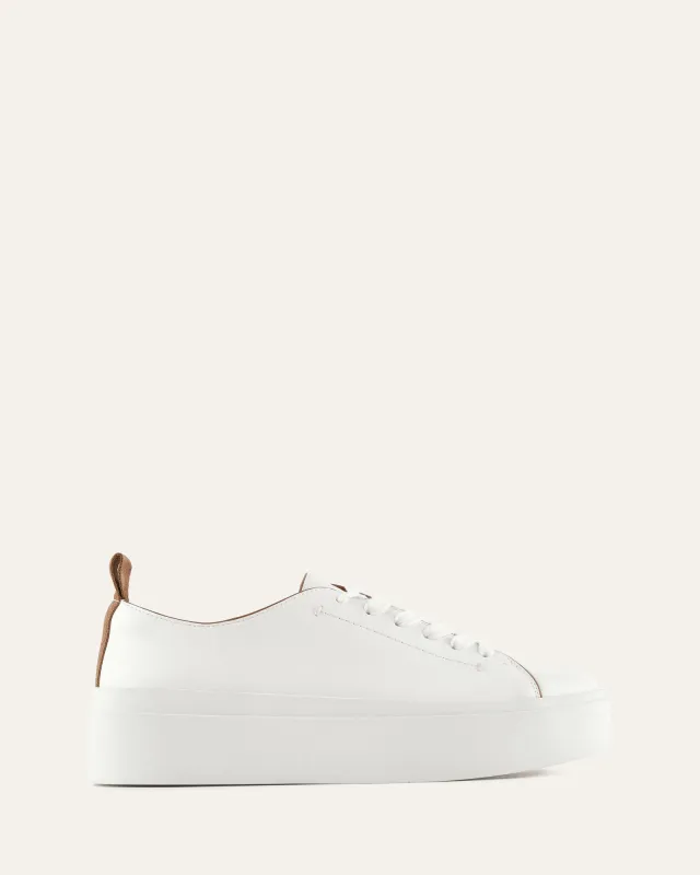 KITE SNEAKERS WHITE LEATHER made by Jo Mercer