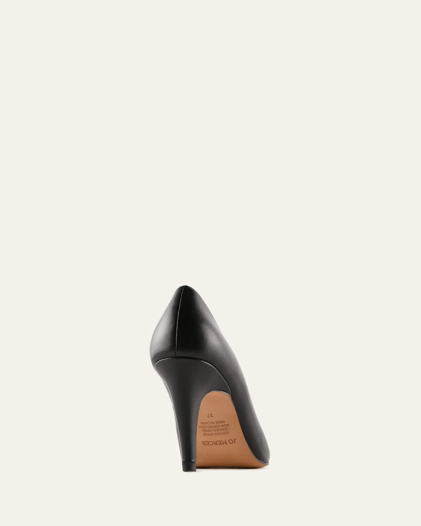 DASH HIGH HEELS BLACK LEATHER sold by Jo Mercer product image thumbnail 5