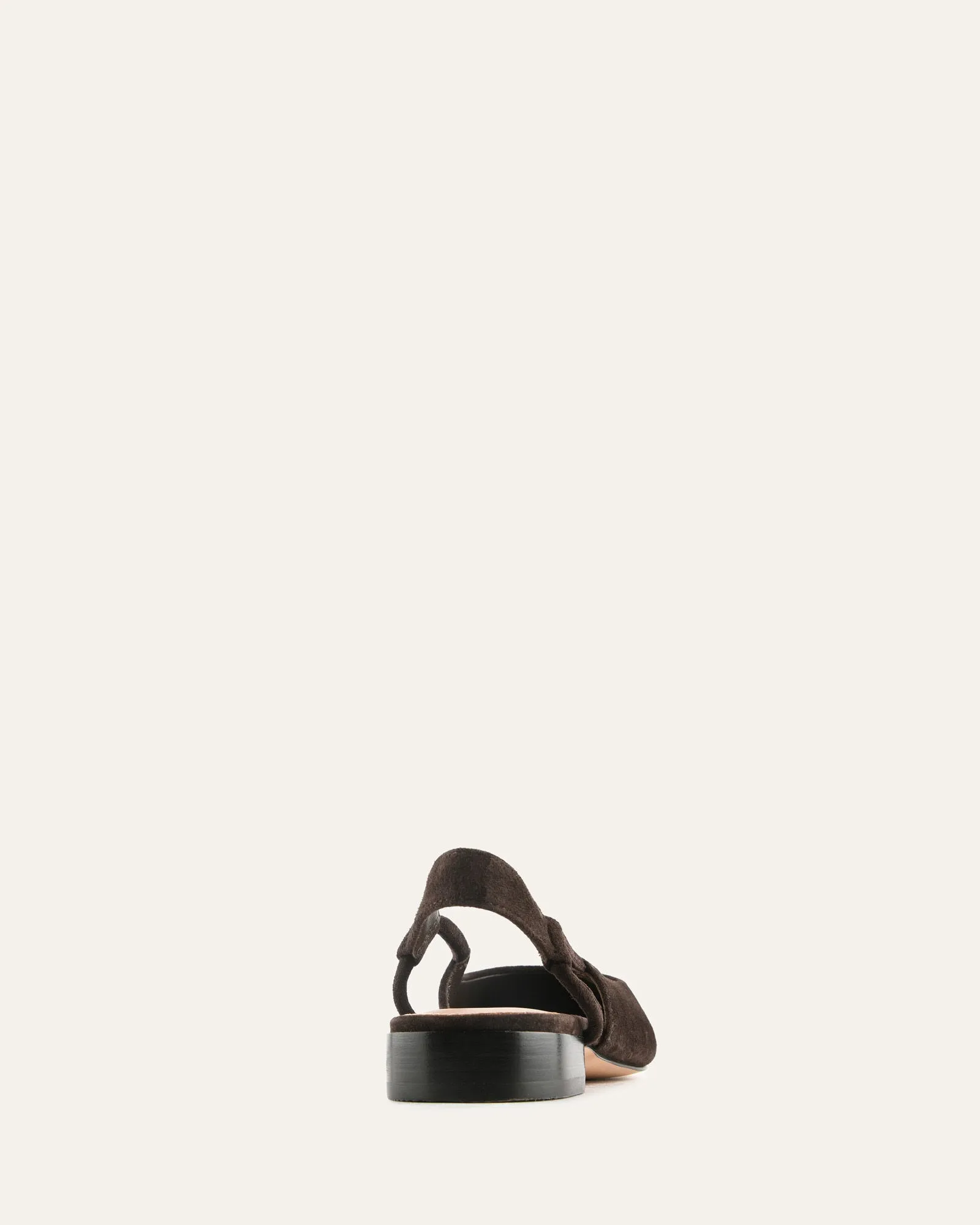 LARISSA DRESS FLATS BITTER CHOC SUEDE sold by Jo Mercer product image thumbnail 4