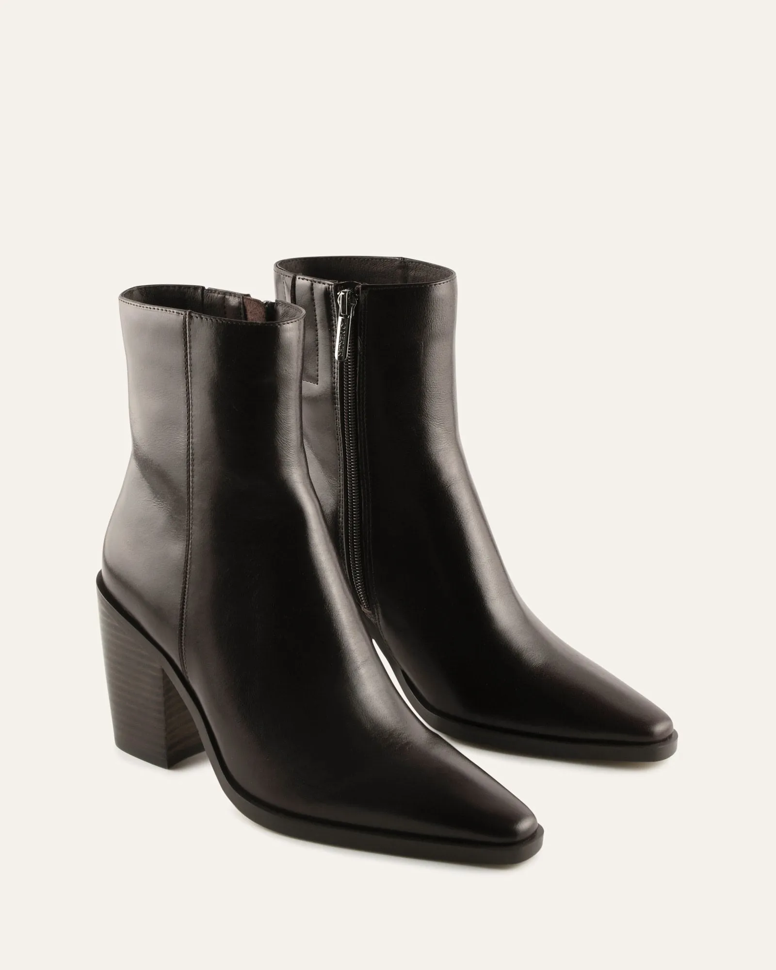 CANNON HIGH ANKLE BOOTS BITTER CHOC LEATHER sold by Jo Mercer product image thumbnail 3