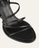 PIP HIGH HEEL SANDALS BLACK LEATHER sold by Jo Mercer