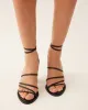 PIP HIGH HEEL SANDALS BLACK LEATHER sold by Jo Mercer