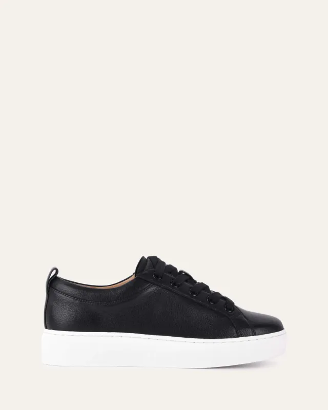 HILDA SNEAKERS BLACK LEATHER sold by Jo Mercer