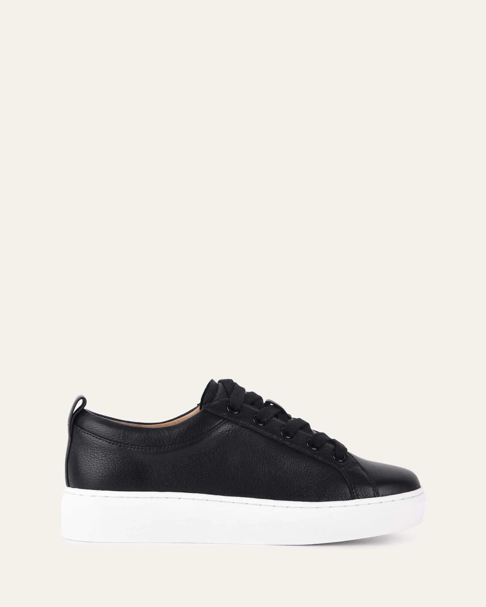 HILDA SNEAKERS BLACK LEATHER sold by Jo Mercer