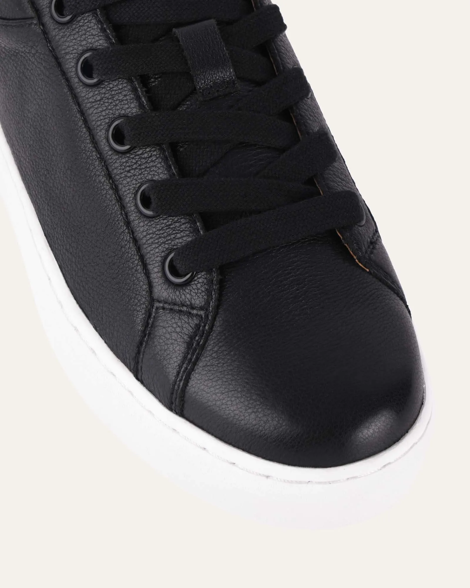 HILDA SNEAKERS BLACK LEATHER sold by Jo Mercer product image thumbnail 4