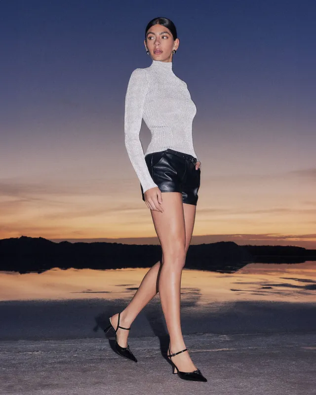 YURI HIGH HEELS BLACK PATENT sold by Jo Mercer