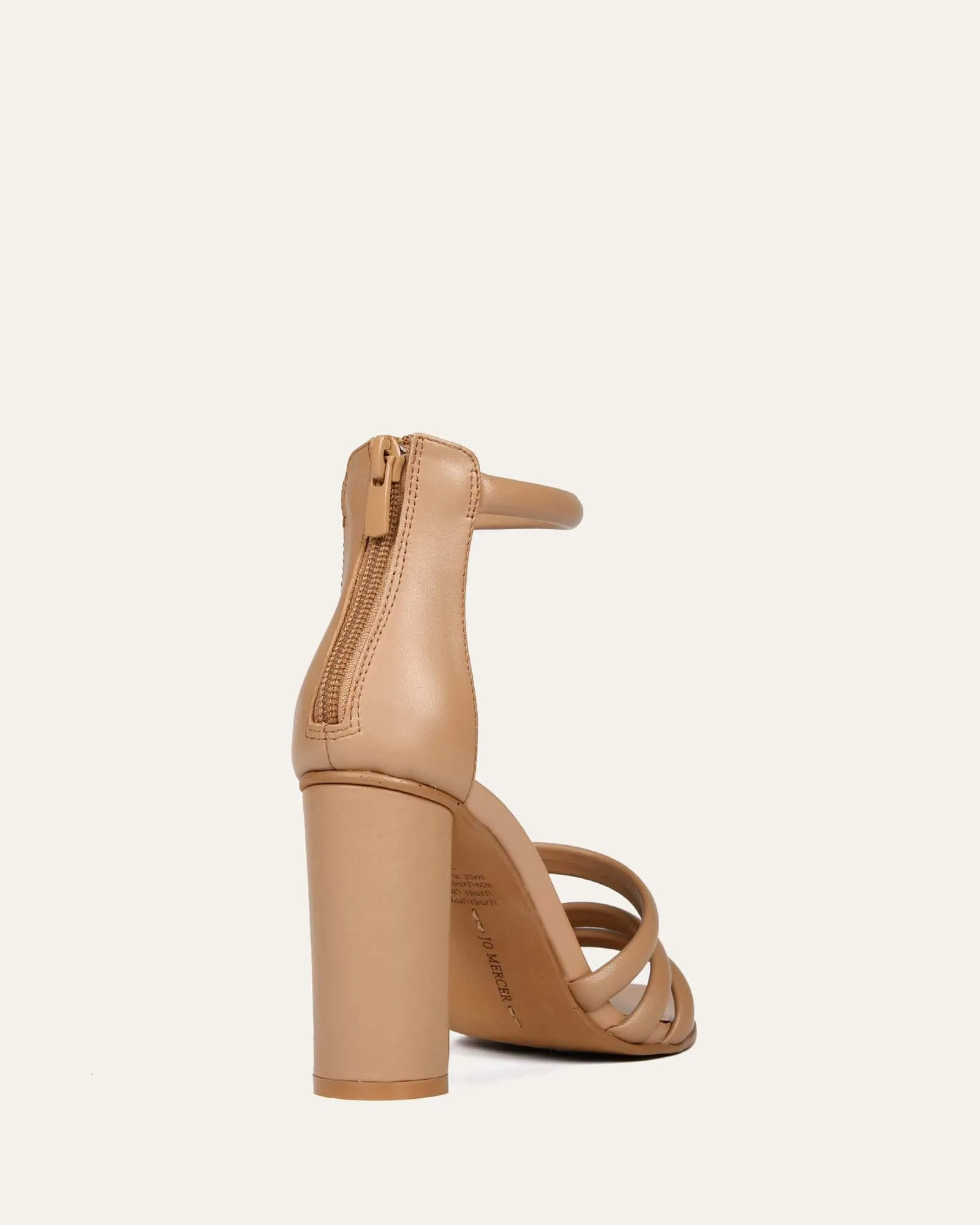 PIPPIN HIGH HEEL SANDALS BEIGE LEATHER sold by Jo Mercer product image thumbnail 5