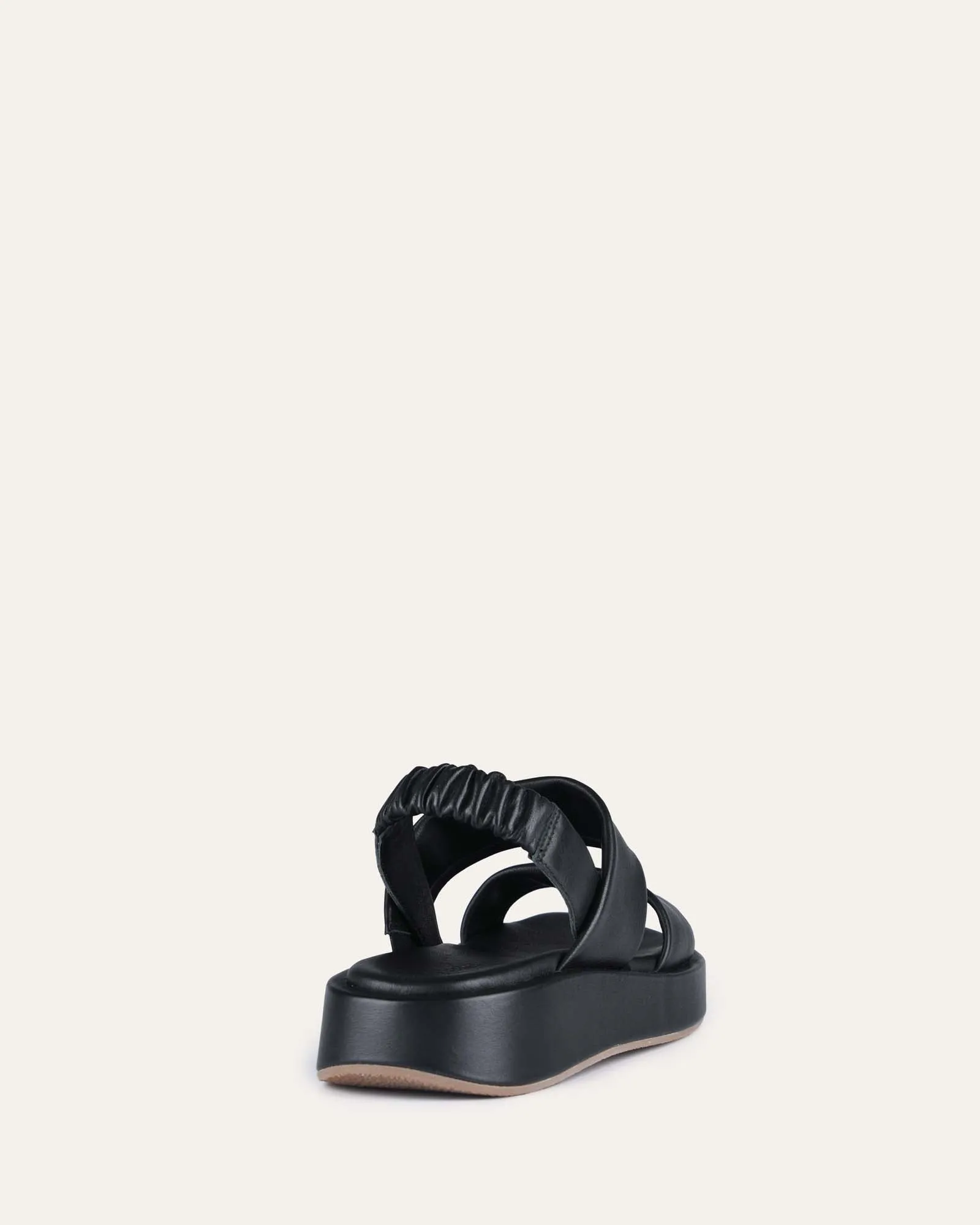 DANA FLAT SANDALS BLACK LEATHER sold by Jo Mercer product image thumbnail 5
