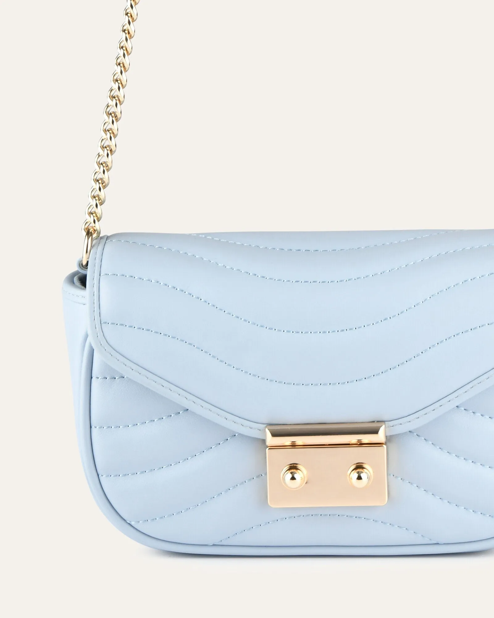 MAYA CROSS BODY SKY BLUE LEATHER sold by Jo Mercer product image thumbnail 3