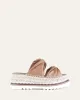 ELENA ESPADRILLE SLIDES TAN LEATHER sold by Jo Mercer