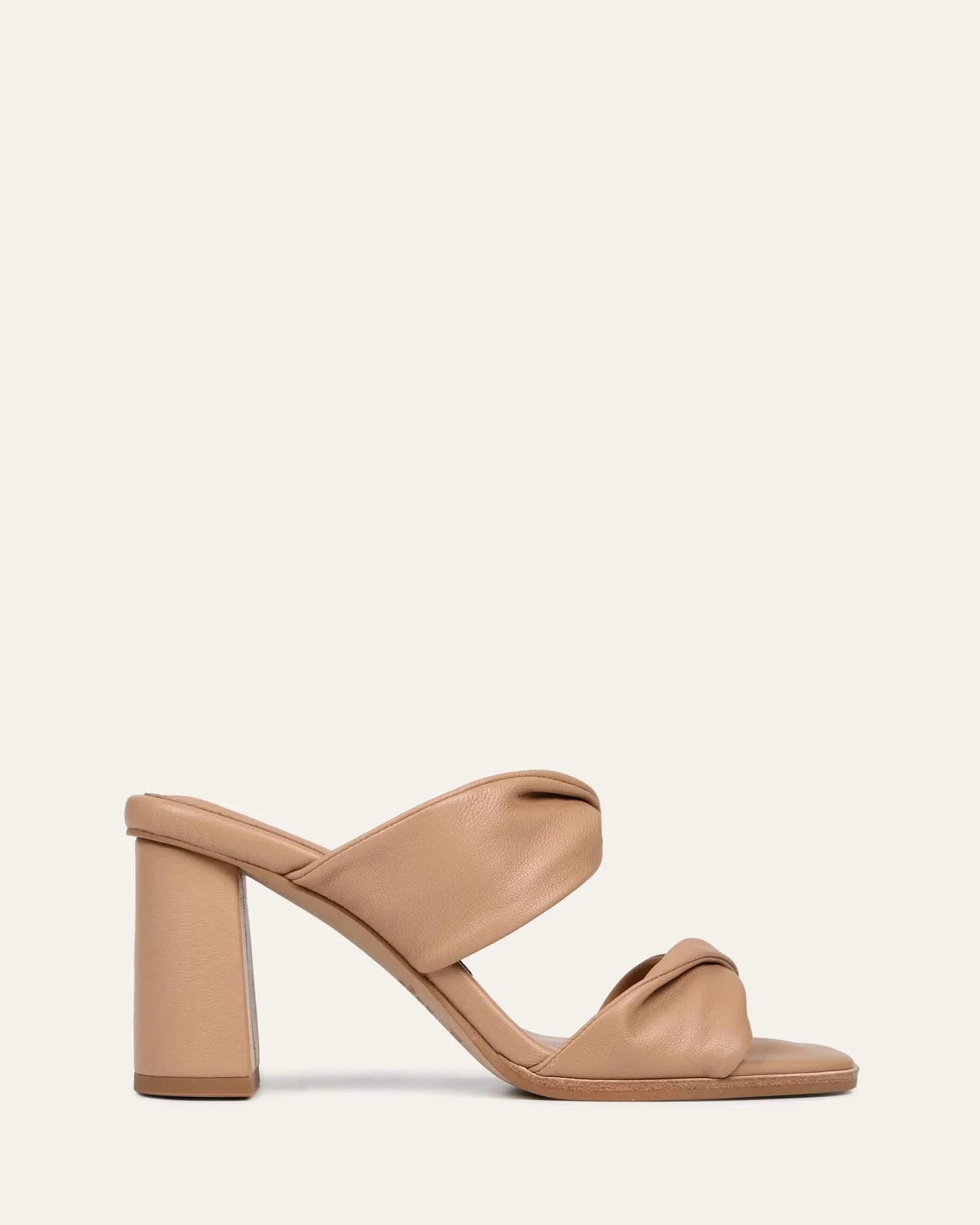 CAYLIE HIGH HEEL SANDALS BEIGE LEATHER sold by Jo Mercer