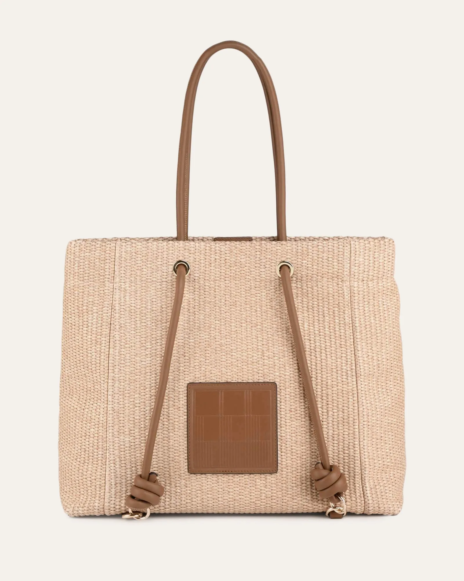 ST TROPEZ TOTE BAG NATURAL TAN MULTI sold by Jo Mercer