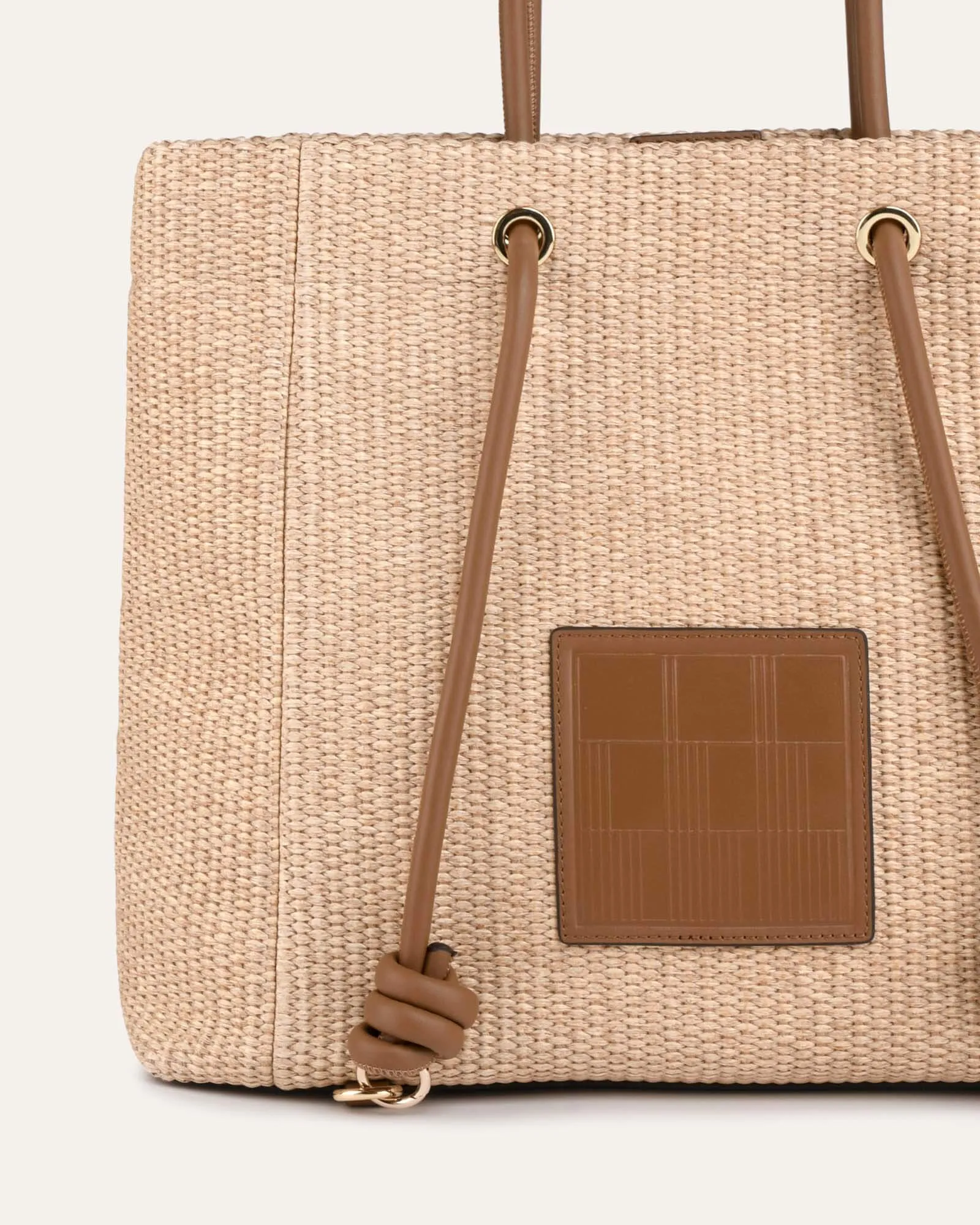 ST TROPEZ TOTE BAG NATURAL TAN MULTI sold by Jo Mercer product image thumbnail 3