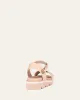 ILLUSION FLAT WEDGE SANDALS NATURAL RAFFIA sold by Jo Mercer