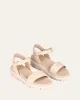 ILLUSION FLAT WEDGE SANDALS NATURAL RAFFIA sold by Jo Mercer