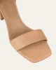 LURA MID HEEL SANDALS CAMEL LEATHER sold by Jo Mercer