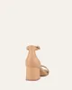 LURA MID HEEL SANDALS CAMEL LEATHER sold by Jo Mercer