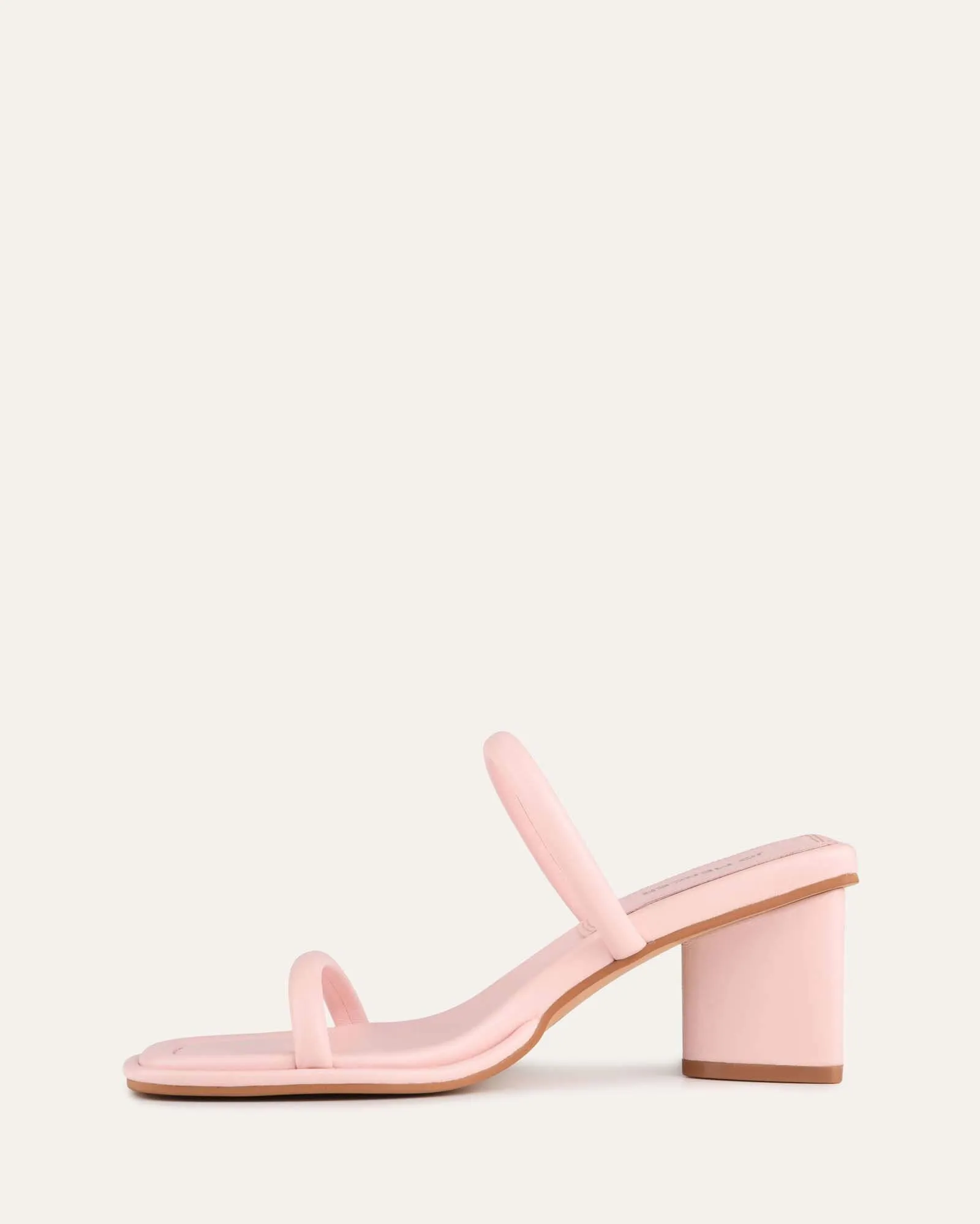 MIMI MID HEEL SANDALS SOFT PINK LEATHER sold by Jo Mercer product image thumbnail 5