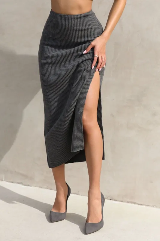 Side Slit Midi Skirt sold by Joah Brown