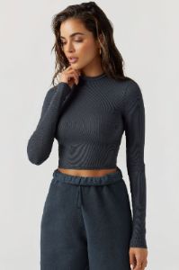 Cropped Crew Long Sleeve sold by Joah Brown