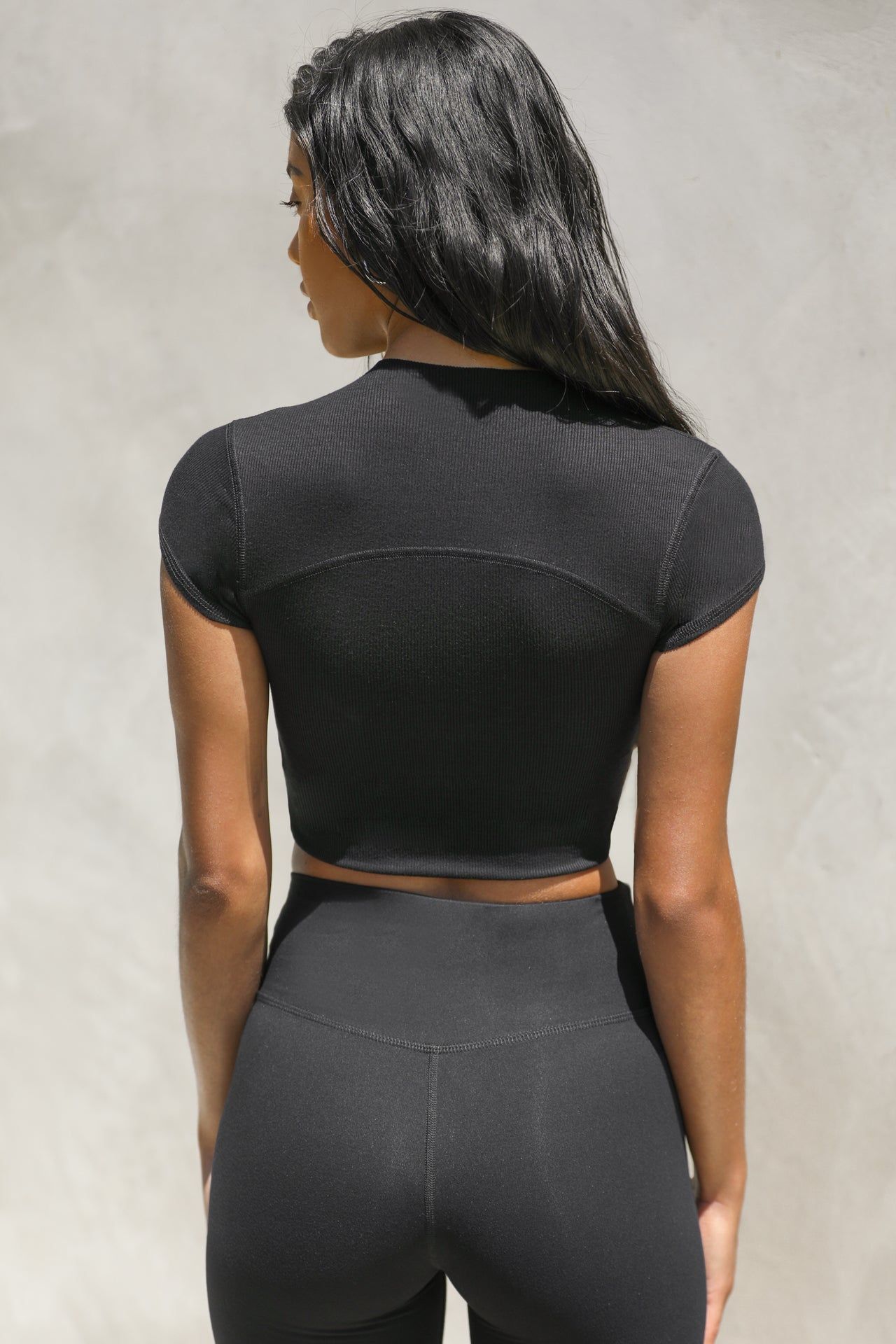 Contrast Stitch Crop Tee sold by Joah Brown product image thumbnail 3