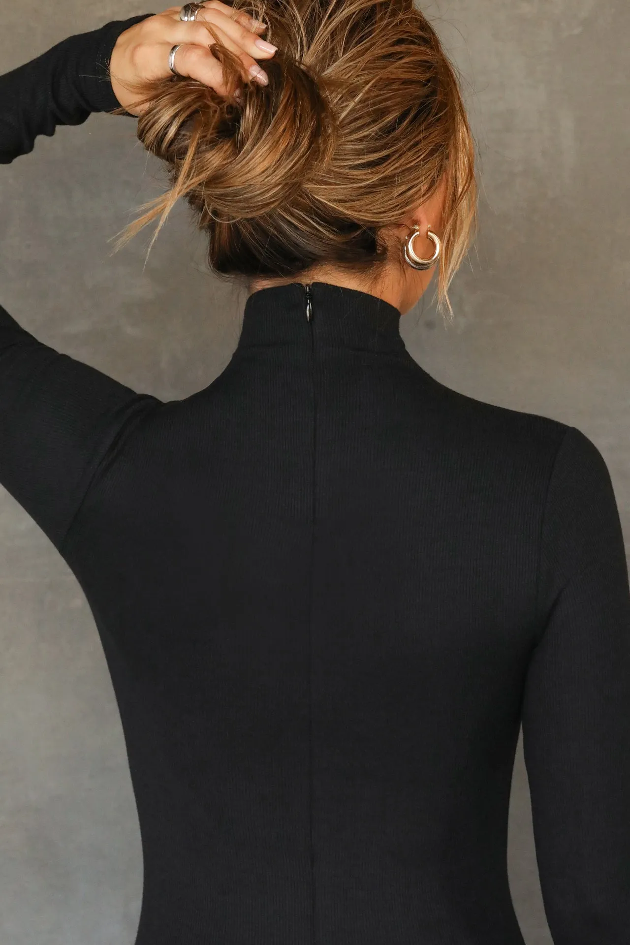 Mock Neck Midi Dress sold by Joah Brown product image thumbnail 2