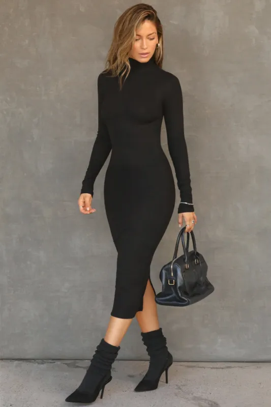 Mock Neck Midi Dress sold by Joah Brown