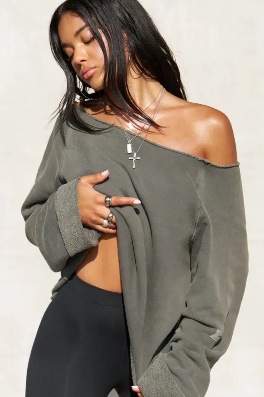 Slouchy Pullover Sweatshirt sold by Joah Brown
