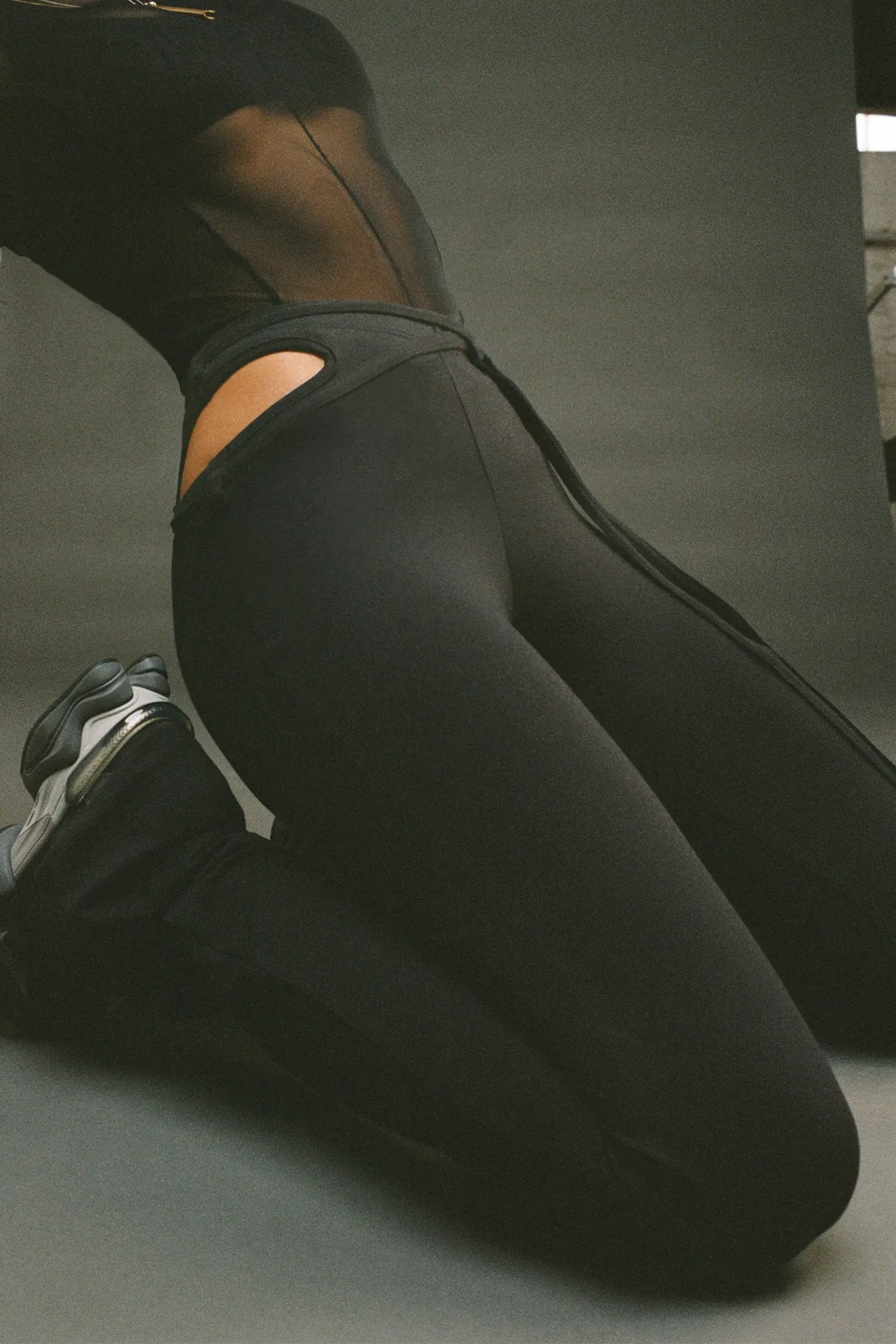 Cutout Mini Flare Legging sold by Joah Brown product image thumbnail 2