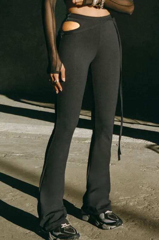Cutout Mini Flare Legging sold by Joah Brown