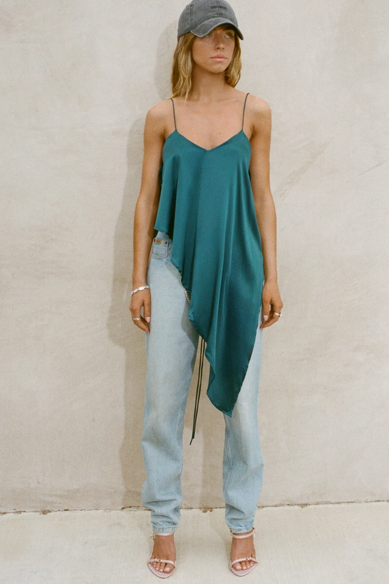 Asymmetrical Silk Tank sold by Joah Brown product image thumbnail 5
